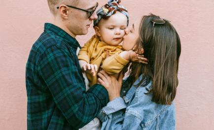 Couple with baby